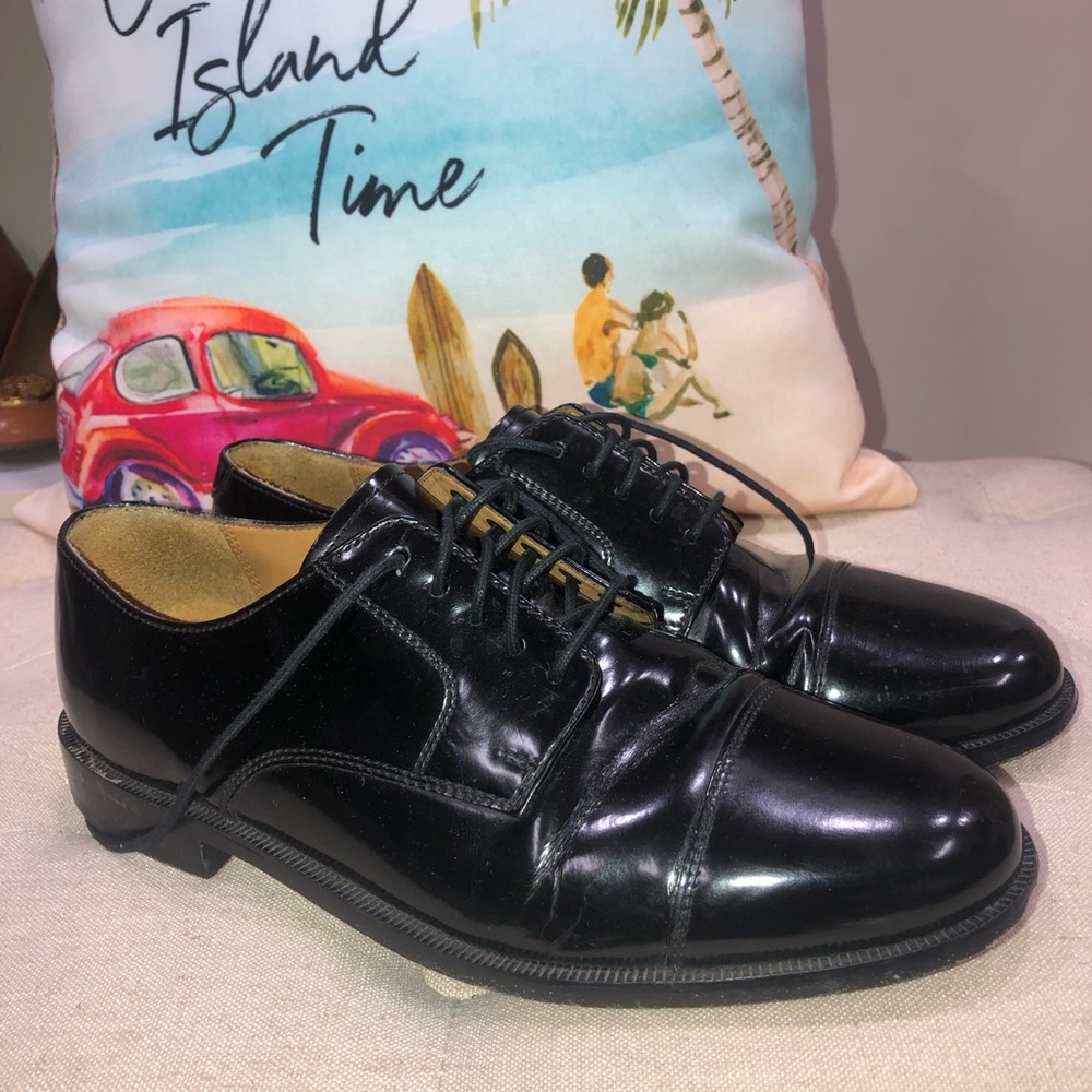 Cole Haan 08330 Caldwell Cap Toe Oxford Black Dress Shoes - Picture 5 of 11